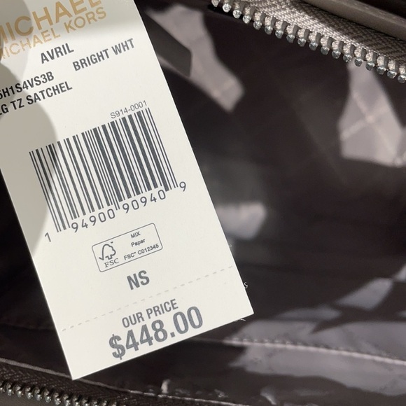 Michael Kors MK signature print Avril large bag satchel - Picture 3 of 7